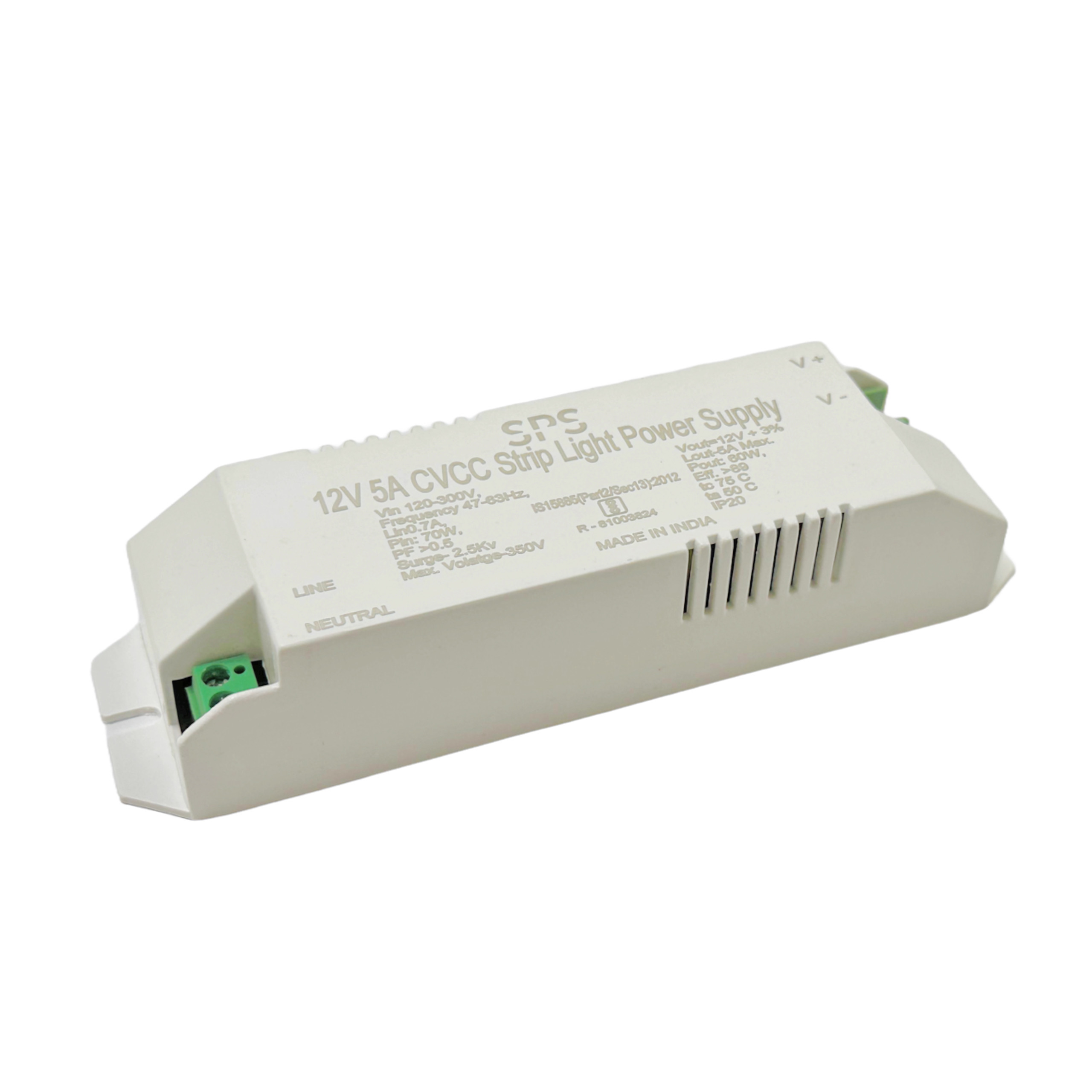 SP-727 12V 5A CV Strip Light Driver IP67